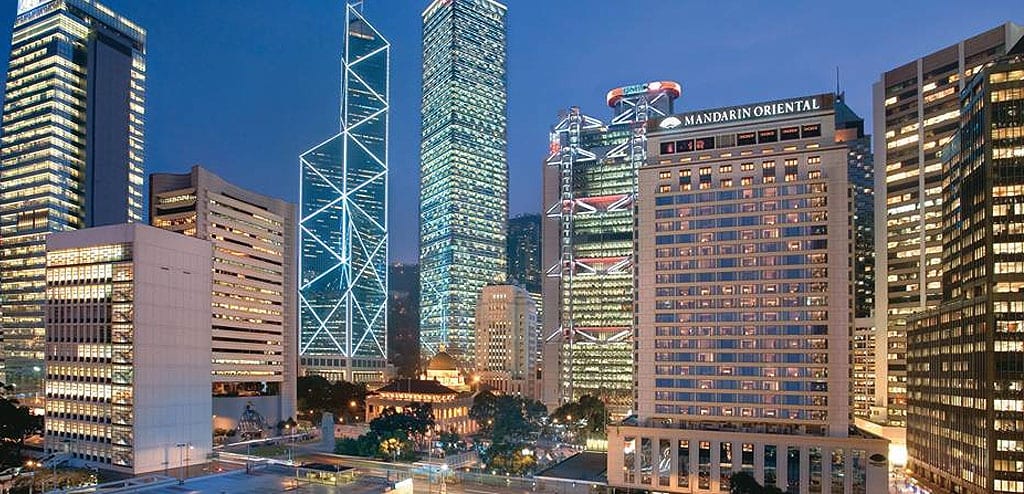 Gigante do luxo: Mandarin Oriental Hong Kong