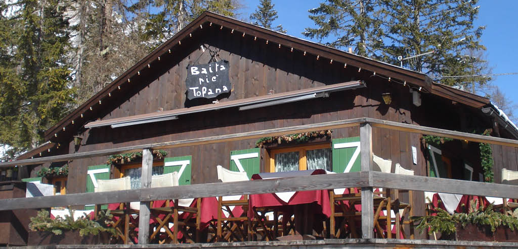 Restaurante em Cortina D’Ampezzo – Baita Pié Tofana