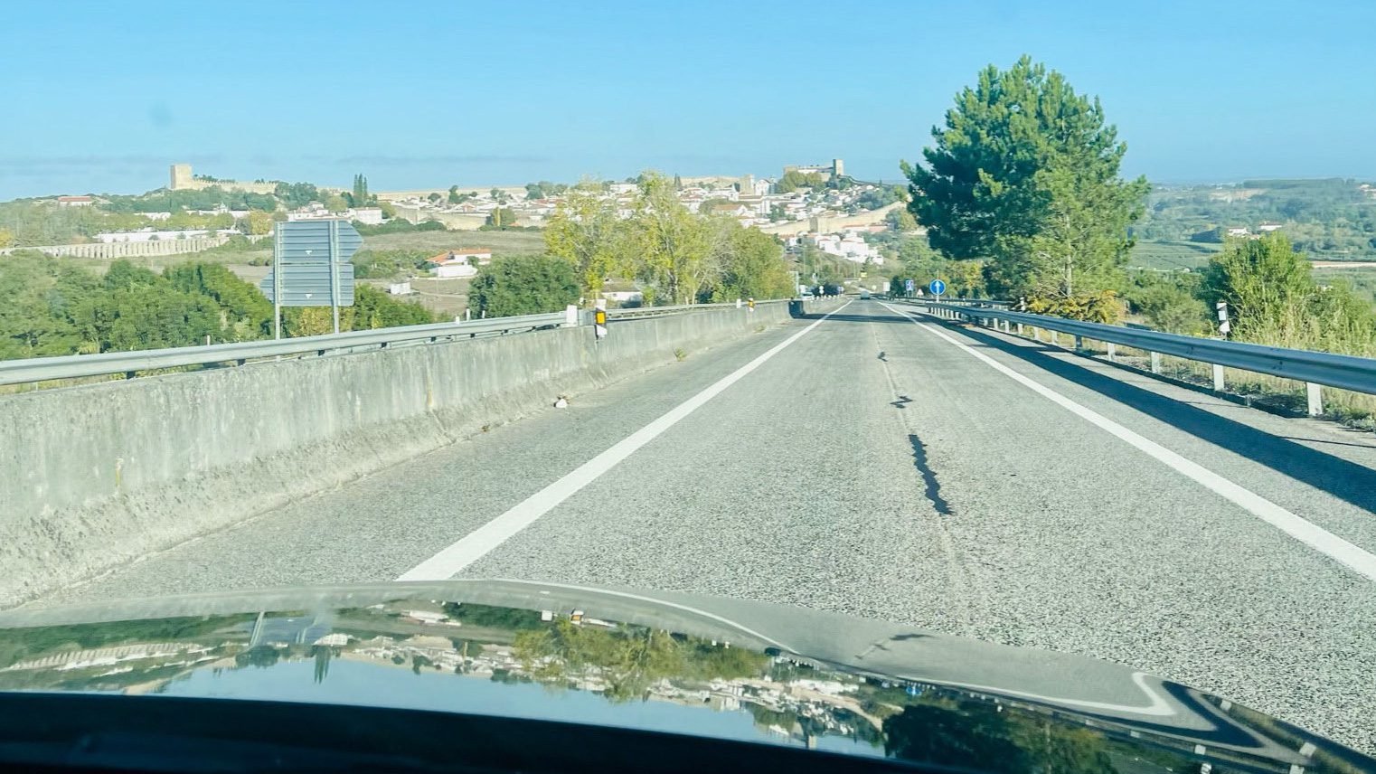 viagem de carro em Portugal